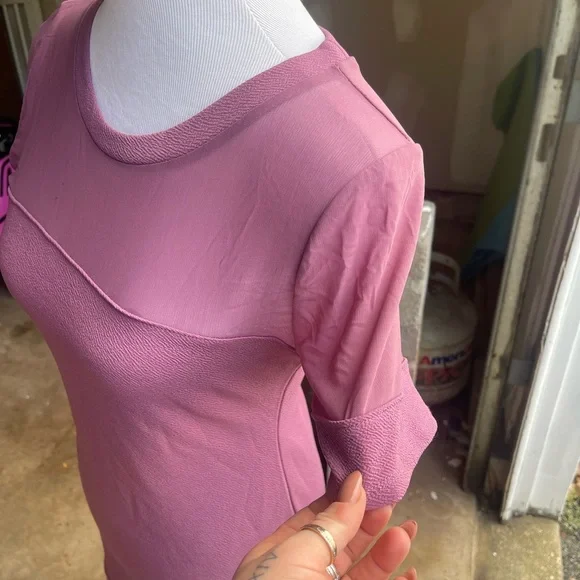 Fashion Nova Purple Dress w/ see through accents - Picture 6 of 8